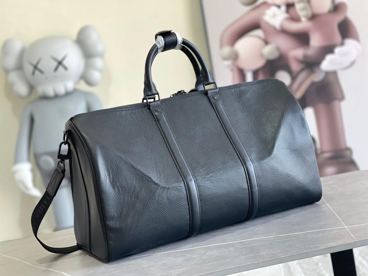 Louis Vuitton Plain Duffel Bag (Black)