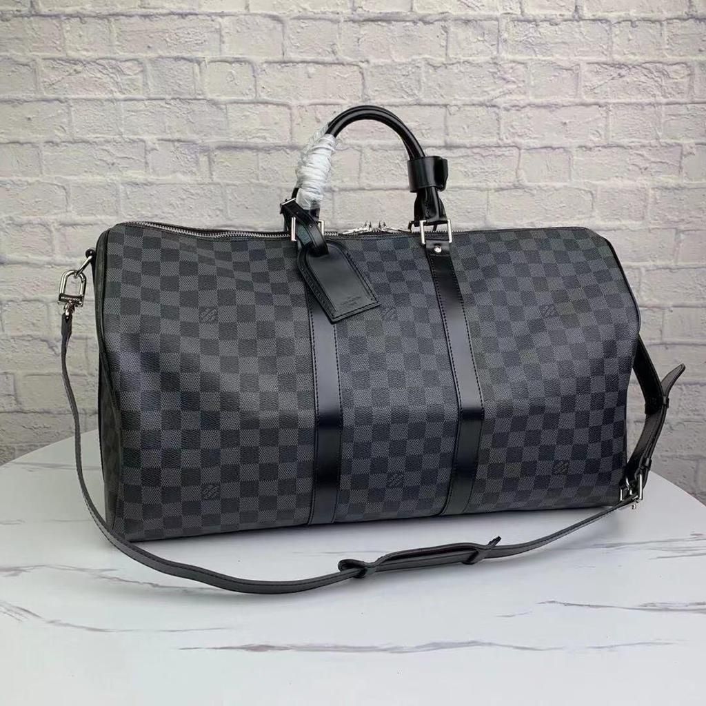 Louis Vuitton Checkered Duffel Bag