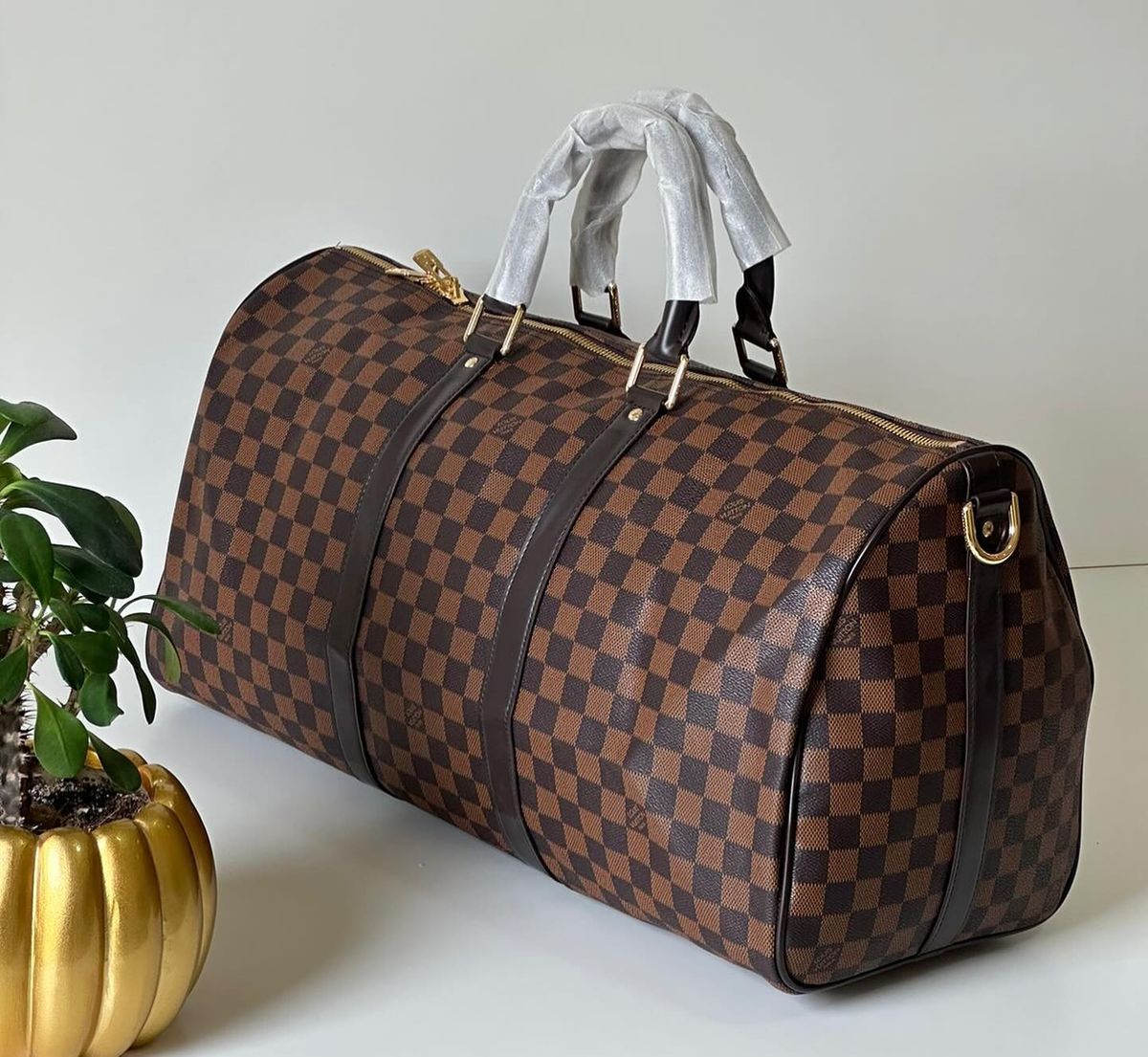 Louis Vuitton Checkered Duffel Bag (Classic)