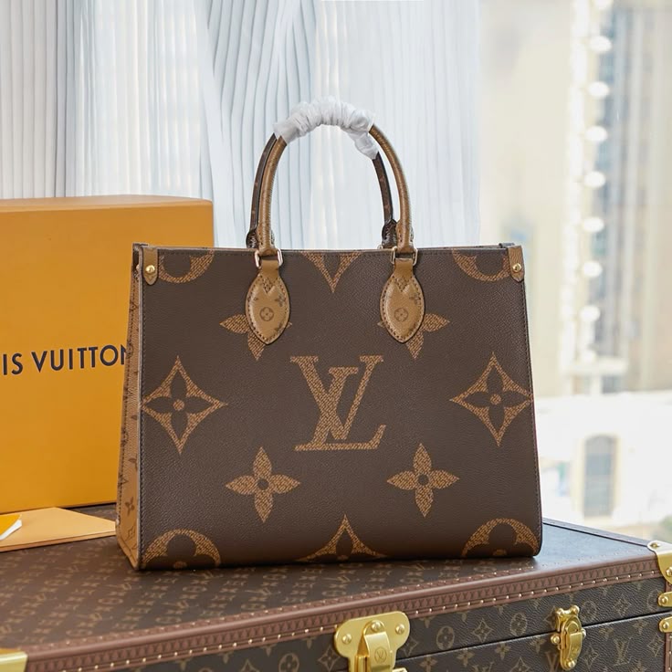 Louis Vuitton Canvas Tote Bag, Classic