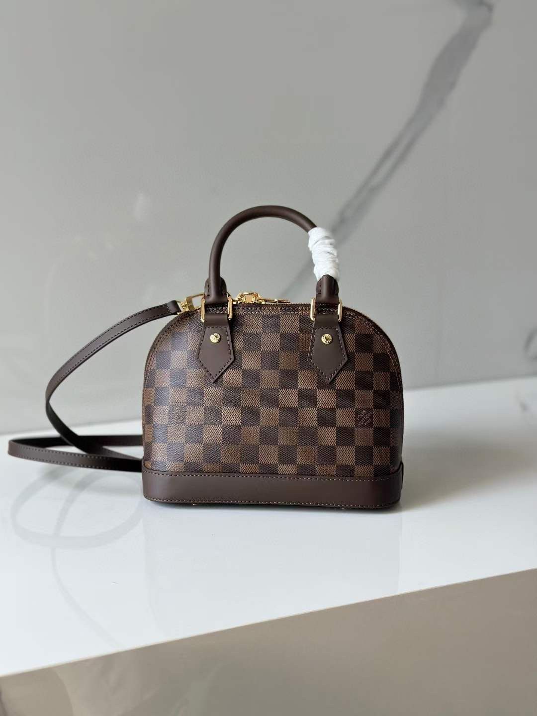 Louis Vuitton Alma BB Handbag (Checkered)