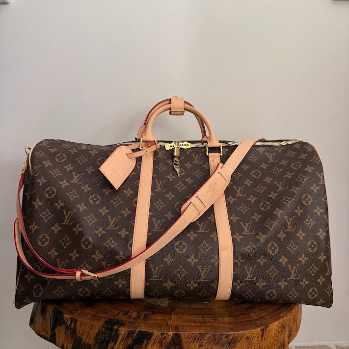Louis Vuitton Logo Duffel Bag, Classic