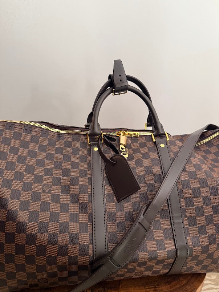 Louis Vuitton Checkered Duffel Bag, Classic (Original Leather)