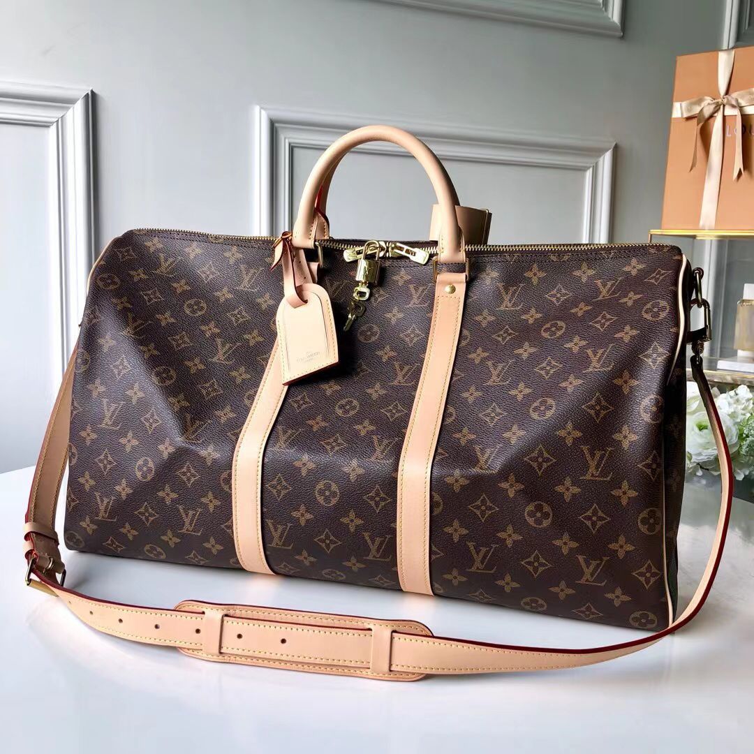 Louis Vuitton Logo Duffel Bag, Classic