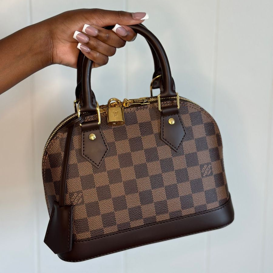 Louis Vuitton Alma BB Handbag (Checkered)