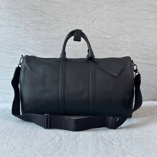 Louis Vuitton Plain Duffel Bag (Black)