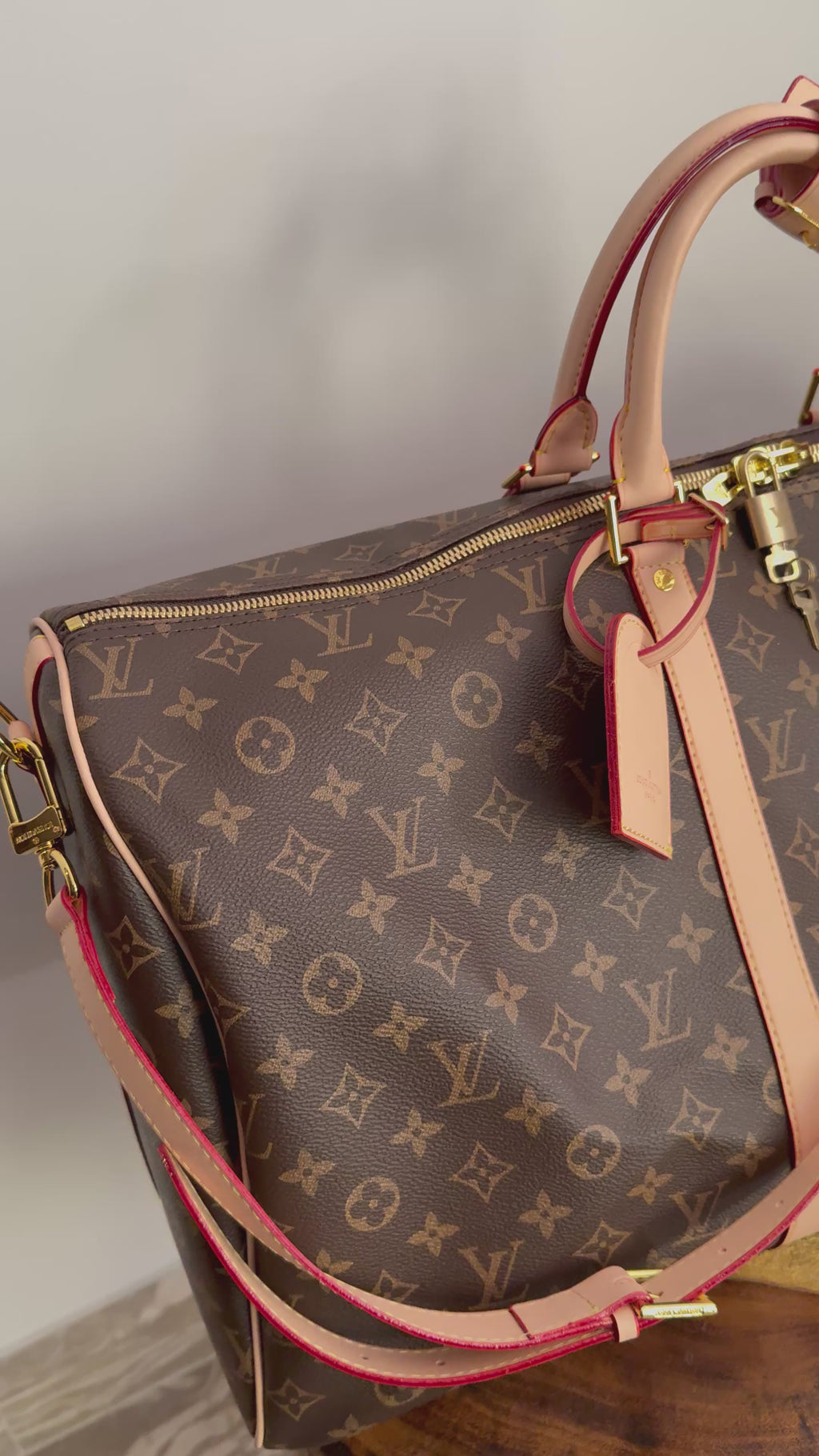 Louis Vuitton Logo Duffel Bag, Classic