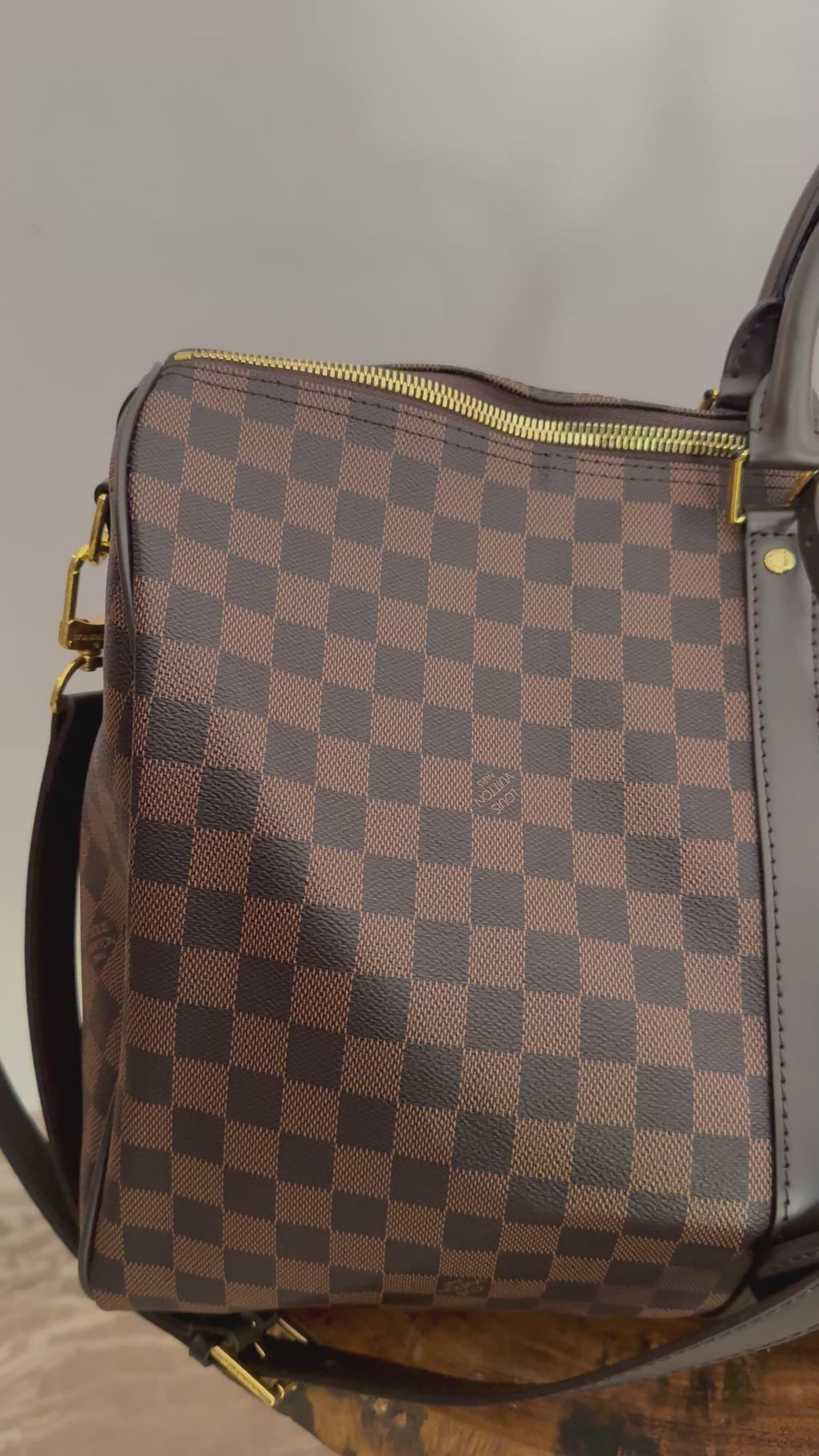 Louis Vuitton Checkered Duffel Bag, Classic (Original Leather)