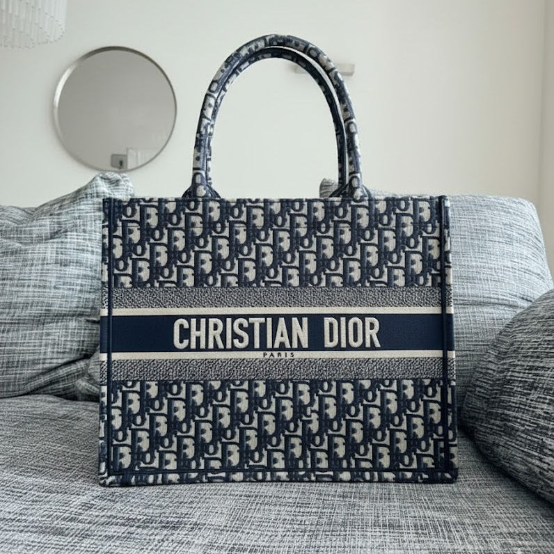 Christian Dior Book Tote - Toile de Jouy Zodiac Embroidery