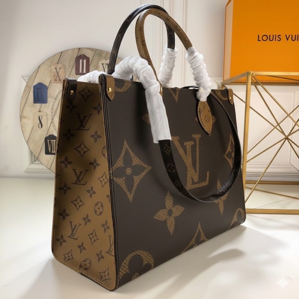 Louis Vuitton Canvas Tote Bag, Classic